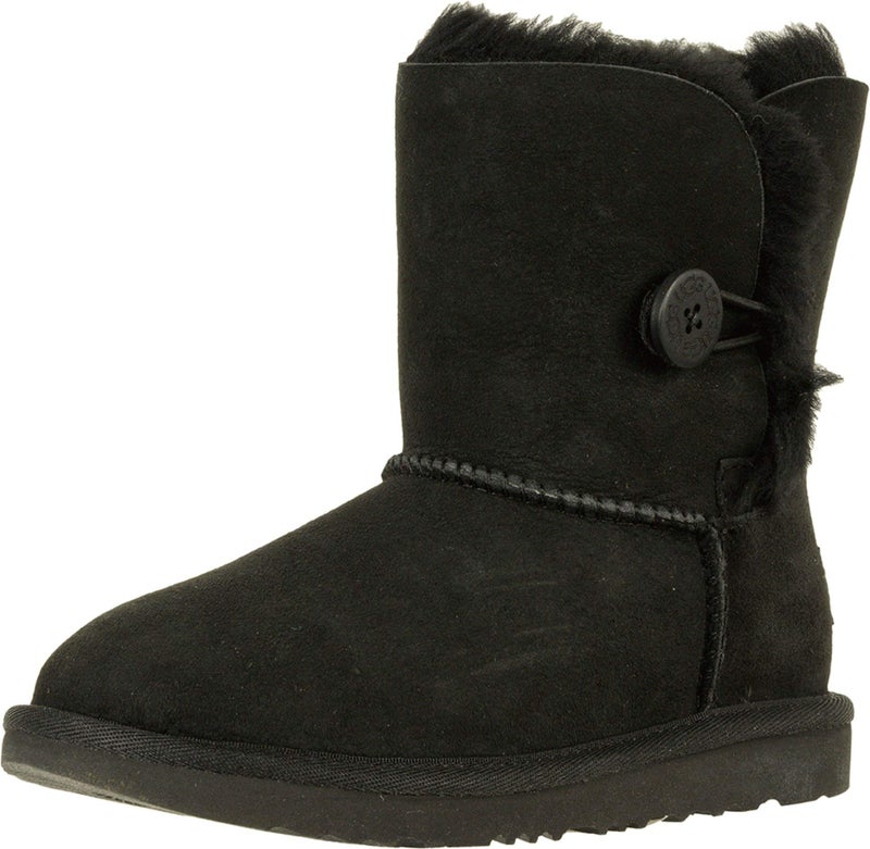 حذاء UGG للأطفال - بايلي باتن 2، أسود، 01